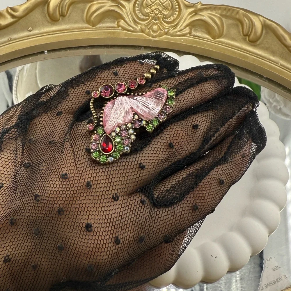 Vintage Style Butterfly Statement Ring ✨🦋 - Picture 4 of 9